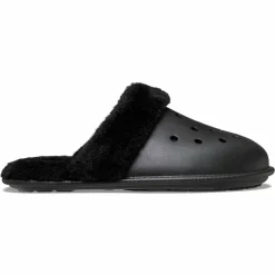 Crocs Classic Fuzzy Scuff Slippers