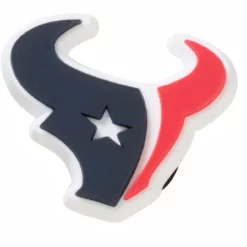 Crocs NFL Houston Texans Logo Jibbitz Shoe Charm