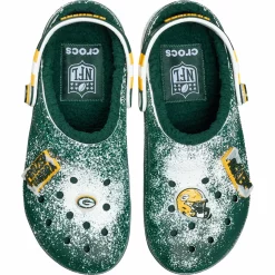 Crocs Green Bay Packers Classic Lined Clog Fan Gear