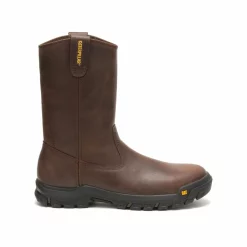 Cat Drawbar Pull-On Slip Resistant Work Boot