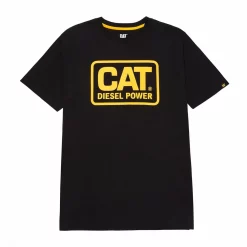 Cat Men's Mountain Graphic Classic Fit Crew Neck Tee