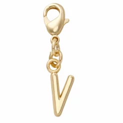 Crocs Jibbitz™ Gold Letter V Shoe Charm
