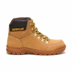 Cat Men's Outline Slip-Resistant Soft Toe Work Boot
