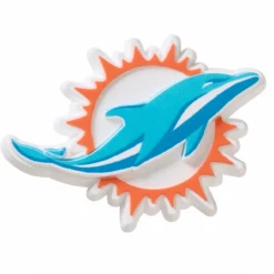 Crocs NFL Miami Dolphins Logo Jibbitz™ Shoe Charm