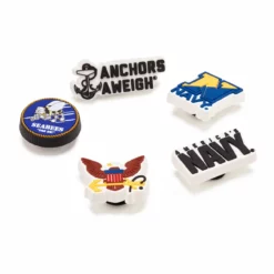 Crocs Armed Forces US Navy 5-Pack Jibbitz™ Shoe Charms