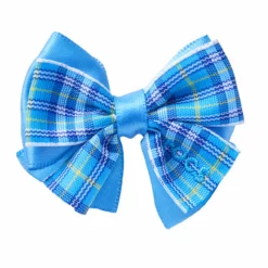 Crocs Blue Plaid Bow Jibbitz™ Shoe Charm
