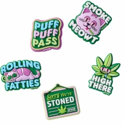 Crocs Jibbitz™ 420 Hemp Cuties 5 Pack Shoe Charms